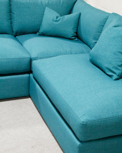 Michonne Sectional Sofa in Bennett Peacock