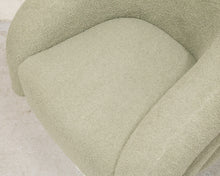 Load image into Gallery viewer, Olive Green Nubby Swivel Chair
