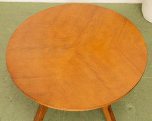 Wood Round Coffee Table