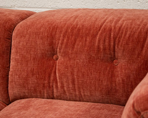 3 Piece Chelsea Sofa in Paprika (Ottoman)