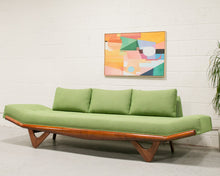 Load image into Gallery viewer, Gondola Armless Sofa in Green
