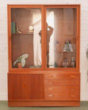 Load image into Gallery viewer, Vintage Teak Hutch
