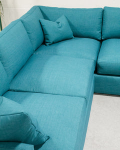 Michonne Sectional Sofa in Bennett Peacock