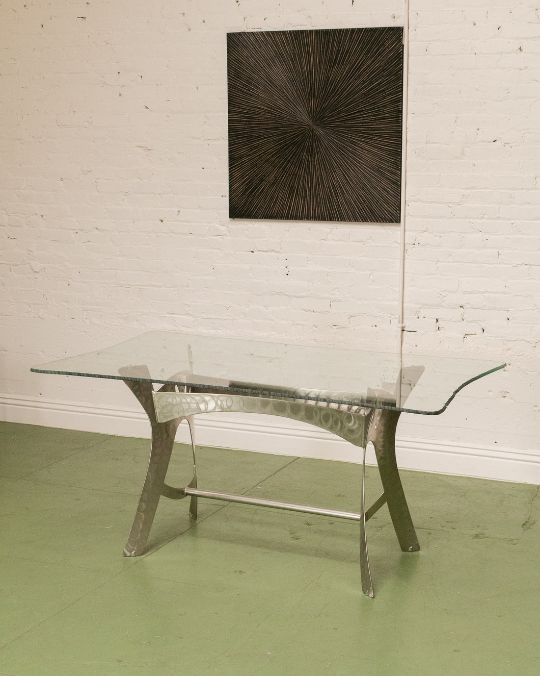 Industrial Post Modern Dining Table