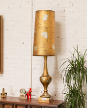 Load image into Gallery viewer, 1960’s Gold Leaf Vintage Table Lamp
