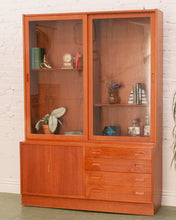 Load image into Gallery viewer, Vintage Teak Hutch
