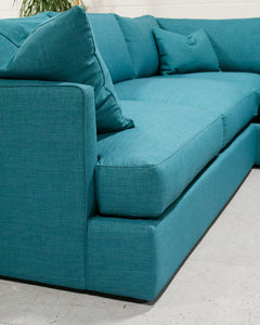 Michonne Sectional Sofa in Bennett Peacock