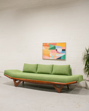 Load image into Gallery viewer, Gondola Armless Sofa in Green
