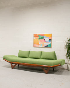 Gondola Armless Sofa in Green