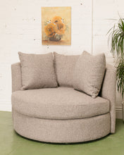 Load image into Gallery viewer, Bianca Swivel Chair in Goodwin Latte
