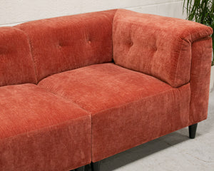 2 Piece Chelsea Sofa in Paprika