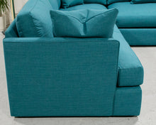 Load image into Gallery viewer, Michonne Sectional Sofa in Bennett Peacock
