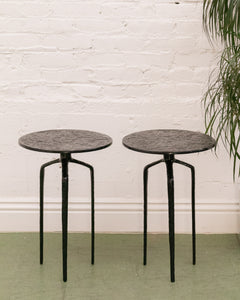 Brutalist Thin Leg Side Table