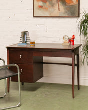 Load image into Gallery viewer, Leather Top Drexel Desk
