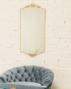 Rectangle Gold Ornate Mirror