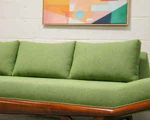 Gondola Armless Sofa in Green