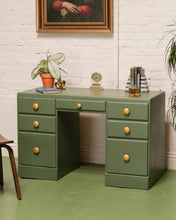 Load image into Gallery viewer, Army Green Deco Desk
