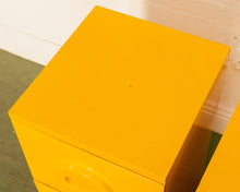 Load image into Gallery viewer, 1970s Akro-Mils Yellow Plastic File Cabinets
