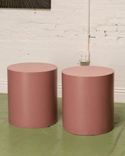 Load image into Gallery viewer, Post Modern Mauve Pedestal Side Table
