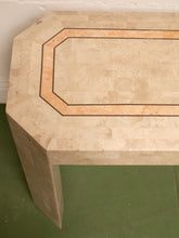 Load image into Gallery viewer, Maitland Smith Tessellated Marble Console Entry Table
