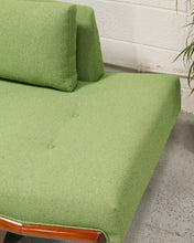 Load image into Gallery viewer, Gondola Armless Sofa in Green
