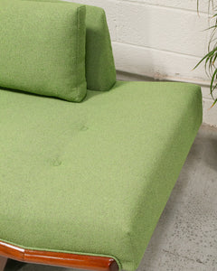 Gondola Armless Sofa in Green