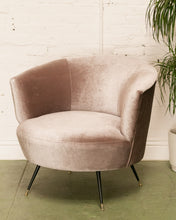 Load image into Gallery viewer, Vintage Silver Lounge Chair
