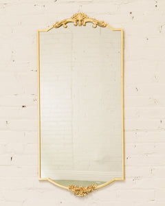 Rectangle Gold Ornate Mirror