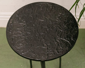 Brutalist Thin Leg Side Table