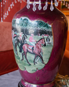 Art Deco Lamp With Horse