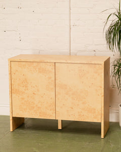 Burlwood Small Cabinet