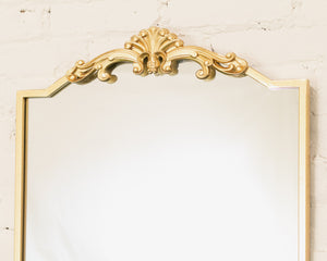 Rectangle Gold Ornate Mirror