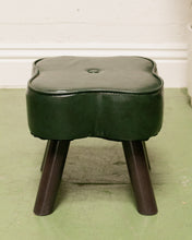 Load image into Gallery viewer, Green Clover Ottoman
