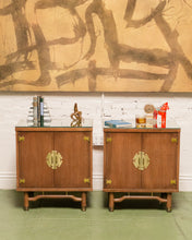 Load image into Gallery viewer, Pair of Vintage Hollywood Regency Nightstands
