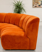 Load image into Gallery viewer, Burnt Orange Chic Circle Sofa
