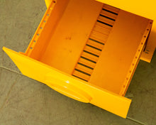 Load image into Gallery viewer, 1970s Akro-Mils Yellow Plastic File Cabinets
