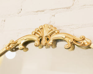 Rectangle Gold Ornate Mirror