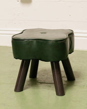 Load image into Gallery viewer, Green Clover Ottoman
