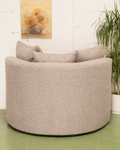 Bianca Swivel Chair in Goodwin Latte