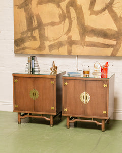 Pair of Vintage Hollywood Regency Nightstands