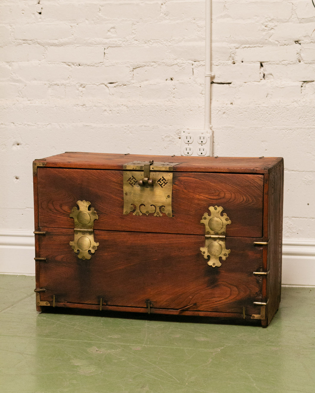 Late 19th Century Antique Korean  Wedding Chest