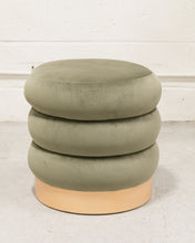 Load image into Gallery viewer, Slate Green and Oak Stool
