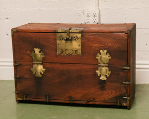 Late 19th Century Antique Korean  Wedding Chest