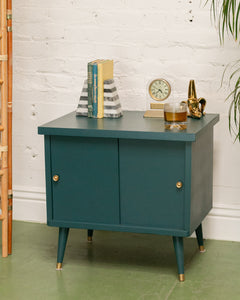 Teal Super Compact Credenza