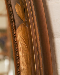 Oval Italian Antique Mirror