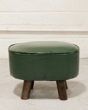 Load image into Gallery viewer, Chunky Green Ottoman
