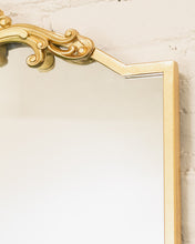 Load image into Gallery viewer, Rectangle Gold Ornate Mirror
