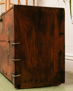 Late 19th Century Antique Korean  Wedding Chest