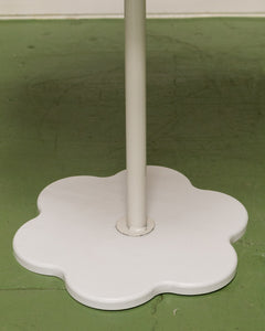 White Flower Side Table