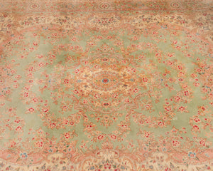 Pink Pastel Antique Rug